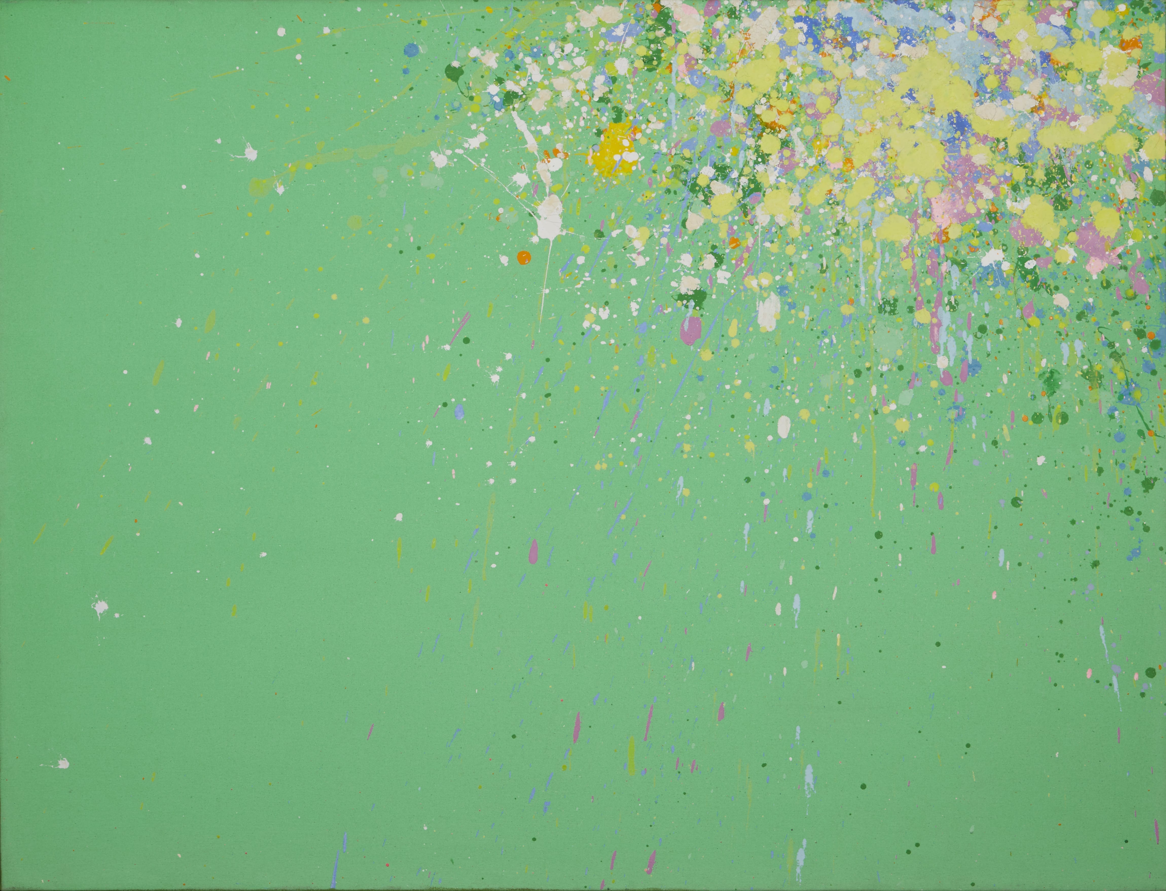 Walasse Ting All My Life is a Spring Acrylic on Canvas Walasse Ting Walasse Ting All My Life is a Spring Acrylic on Canvas