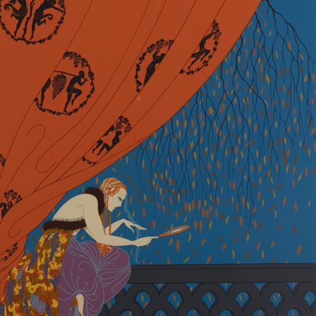 Erte “Fall” Silkscreen Erté (Romain de Tirtoff) Erte ""Fall"" Silkscreen