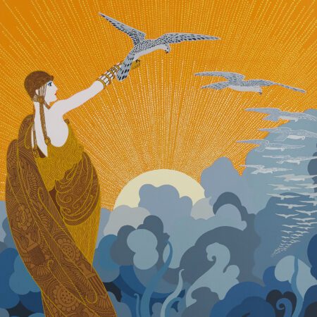 Erte “Wings of Glory” Silkscreen Erté (Romain de Tirtoff) Erte ""Wings of Glory"" Silkscreen