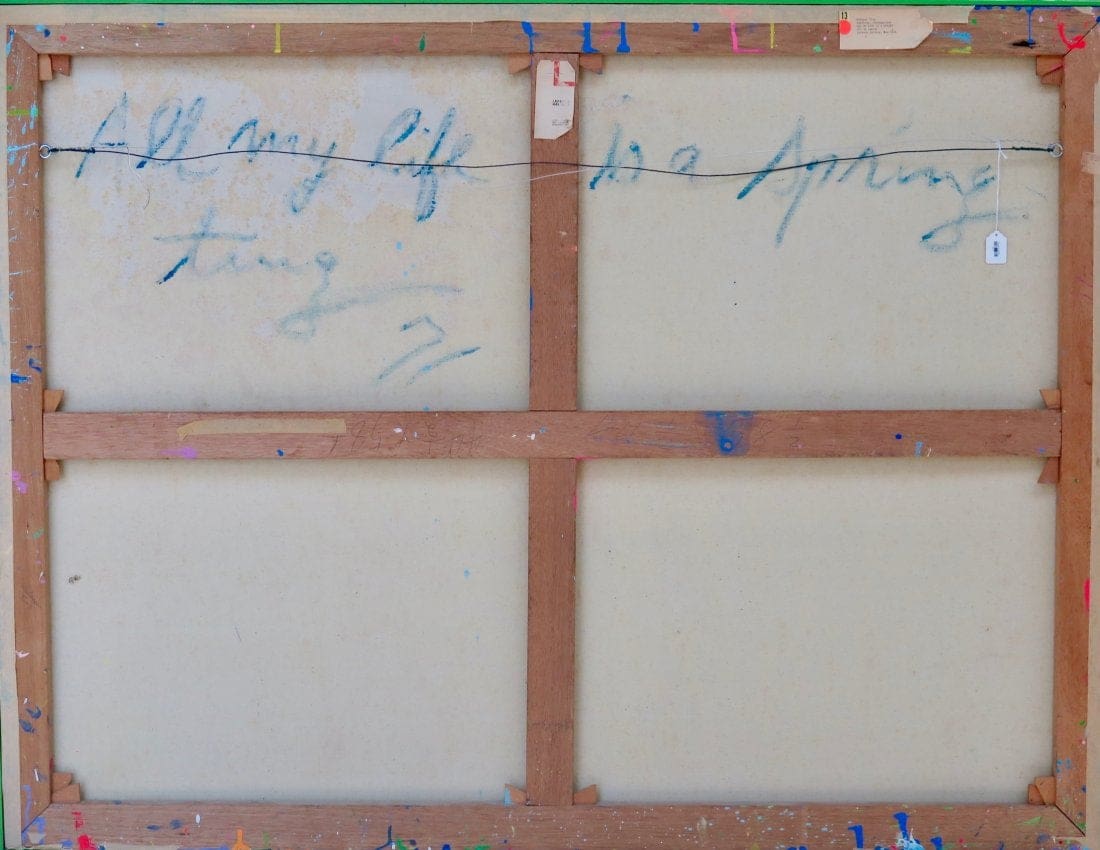 Walasse Ting Verso Walasse Ting Painting Verso