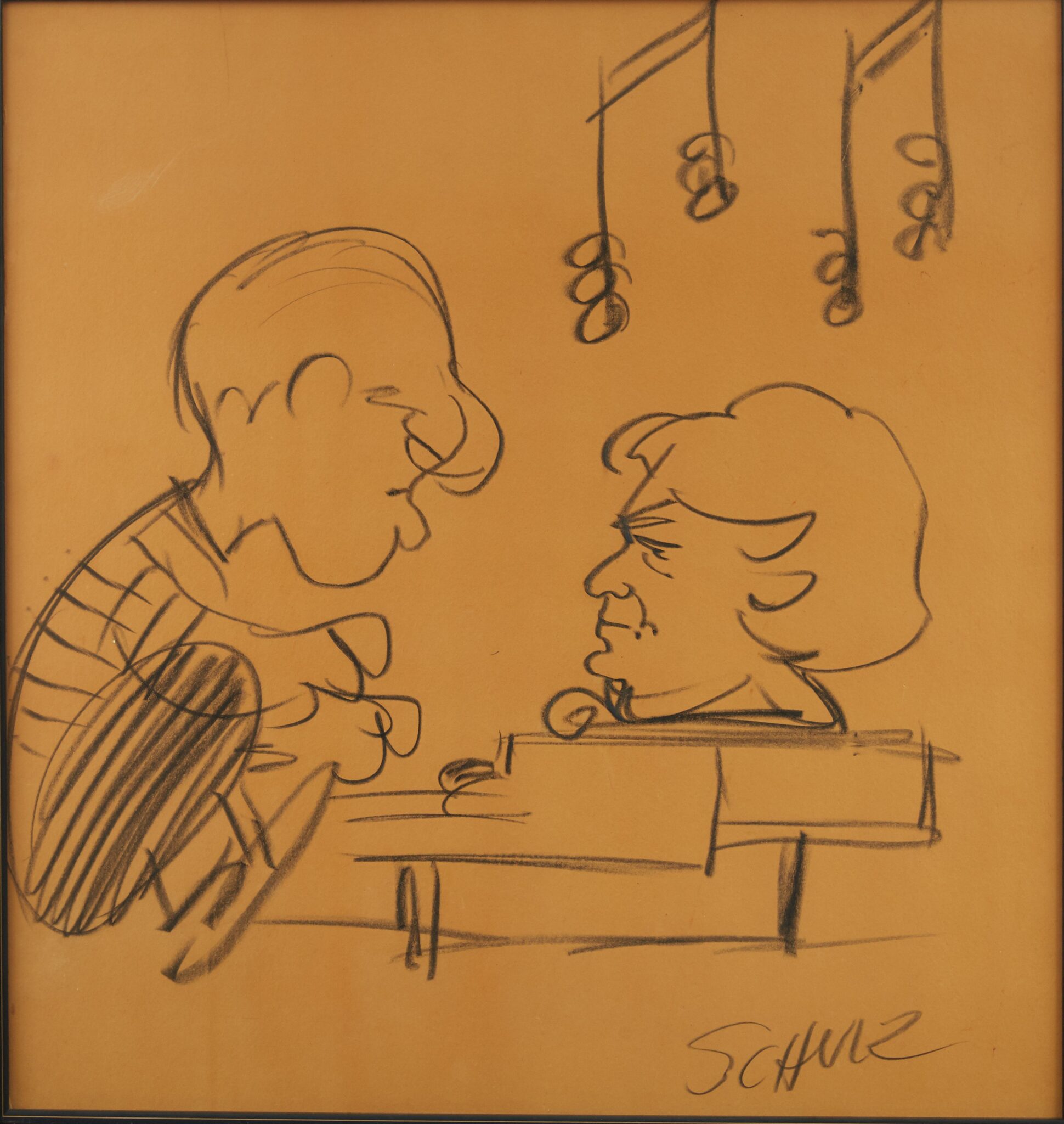 Peanuts-Schroeder-Original-Drawing