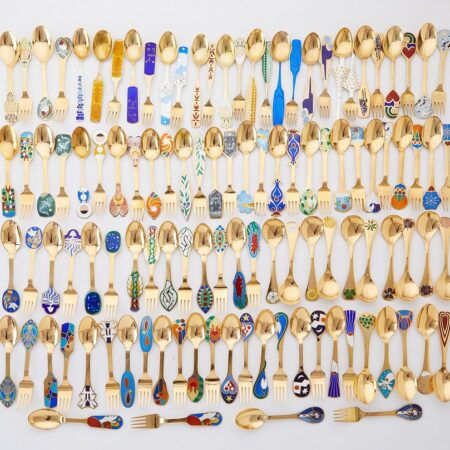 Michelson/Georg Jensen Christmas Spoons/Forks Georg Jensen Michelson/Georg Jensen Christmas Spoons/Forks