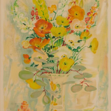 Le Pho “The Bouquet” Lithograph Le Pho Le Pho "The Bouquet" Lithograph