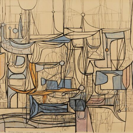 George Morrison “Arterial Structure” Painting George Morrison George Morrison "Arterial Structure" Painting
