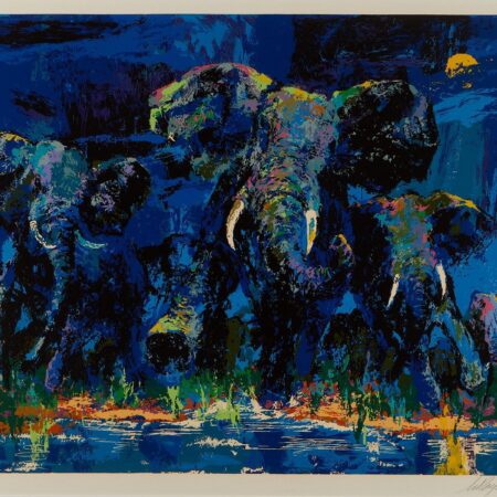 LeRoy Neiman “Elephant Nocturne” Serigraph LeRoy Nieman LeRoy Neiman "Elephant Nocturne" Serigraph
