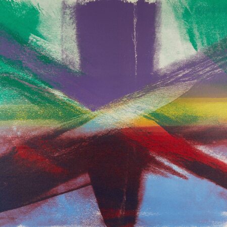 Paul Jenkins Abstract Screenprint 1980 Paul Jenkins Paul Jenkins Abstract Screenprint 1980