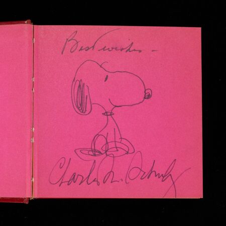 Collection of Charles Schulz Books w/ Sketch Charles Shulz Collection of Charles Schulz Books w/ Sketch