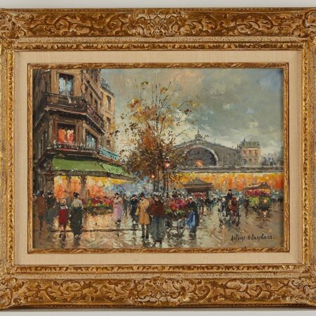 Antoine Blanchard Gare de l’Est Painting Antoine Blanchard Antoine Blanchard Gare de l'Est Painting