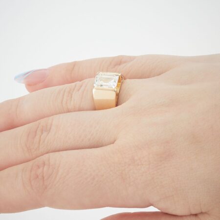 14k Gold & 1.95 Ct Emerald-Cut Diamond Ring 14 K Gold 14k Gold & 1.95 Ct Emerald-Cut Diamond Ring