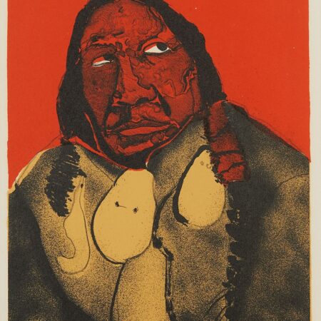 Fritz Scholder Indian Portrait #2 1st State Print Fritz Scholder Fritz Scholder Indian Portrait #2 1st State Print