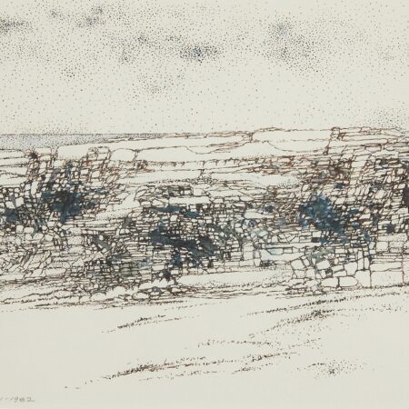 George Morrison “Mountainside” Landscape Drawing George Morrison George Morrison "Mountainside" Landscape Drawing