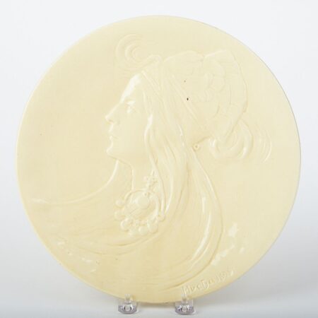 Alphonse Mucha Art Nouveau Girl Ceramic Plate 1898 Alphonse Mucha Alphonse Mucha Art Nouveau Girl Ceramic Plate 1898