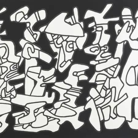 Jean Dubuffet “Evocations” Screenprint Jean Dubuffet Jean Dubuffet "Evocations" Screenprint