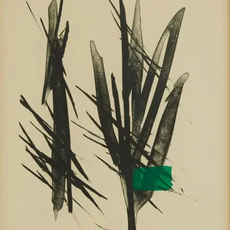 Toko Shinoda “To Green” Color Lithograph Toko Shinoda Toko Shinoda "To Green" Color Lithograph