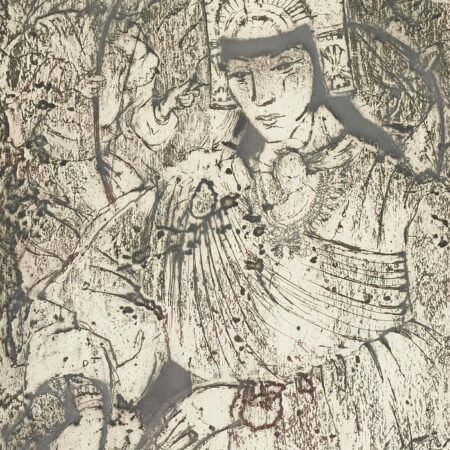 Gene Kloss “Buffalo Dance Maiden” Etching Gene Kloss Gene Kloss "Buffalo Dance Maiden" Etching