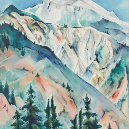 Gene Kloss Mountainous Landscape Watercolor Gene Kloss Gene Kloss Mountainous Landscape Watercolor