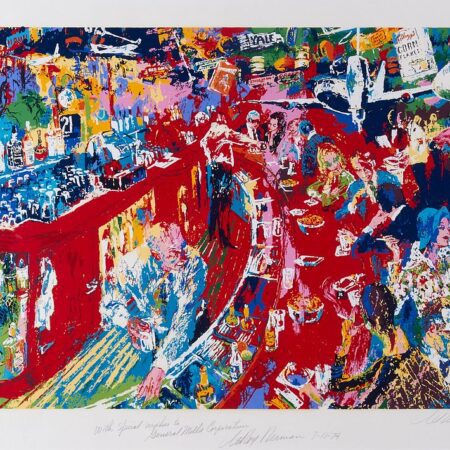 LeRoy Neiman “Bar at 21” Serigraph 1974 LeRoy Nieman LeRoy Neiman "Bar at 21" Serigraph 1974