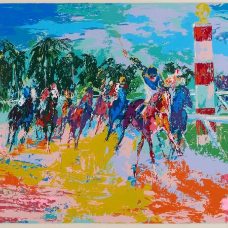 LeRoy Neiman “Florida Racing” Serigraph 1974 LeRoy Nieman LeRoy Neiman "Florida Racing" Serigraph 1974