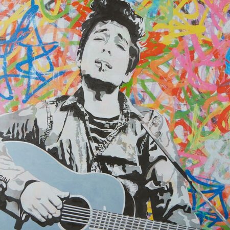 Mr. Brainwash “Bob Dylan” Offset Lithograph Mr. Brainwash Mr. Brainwash "Bob Dylan" Offset Lithograph